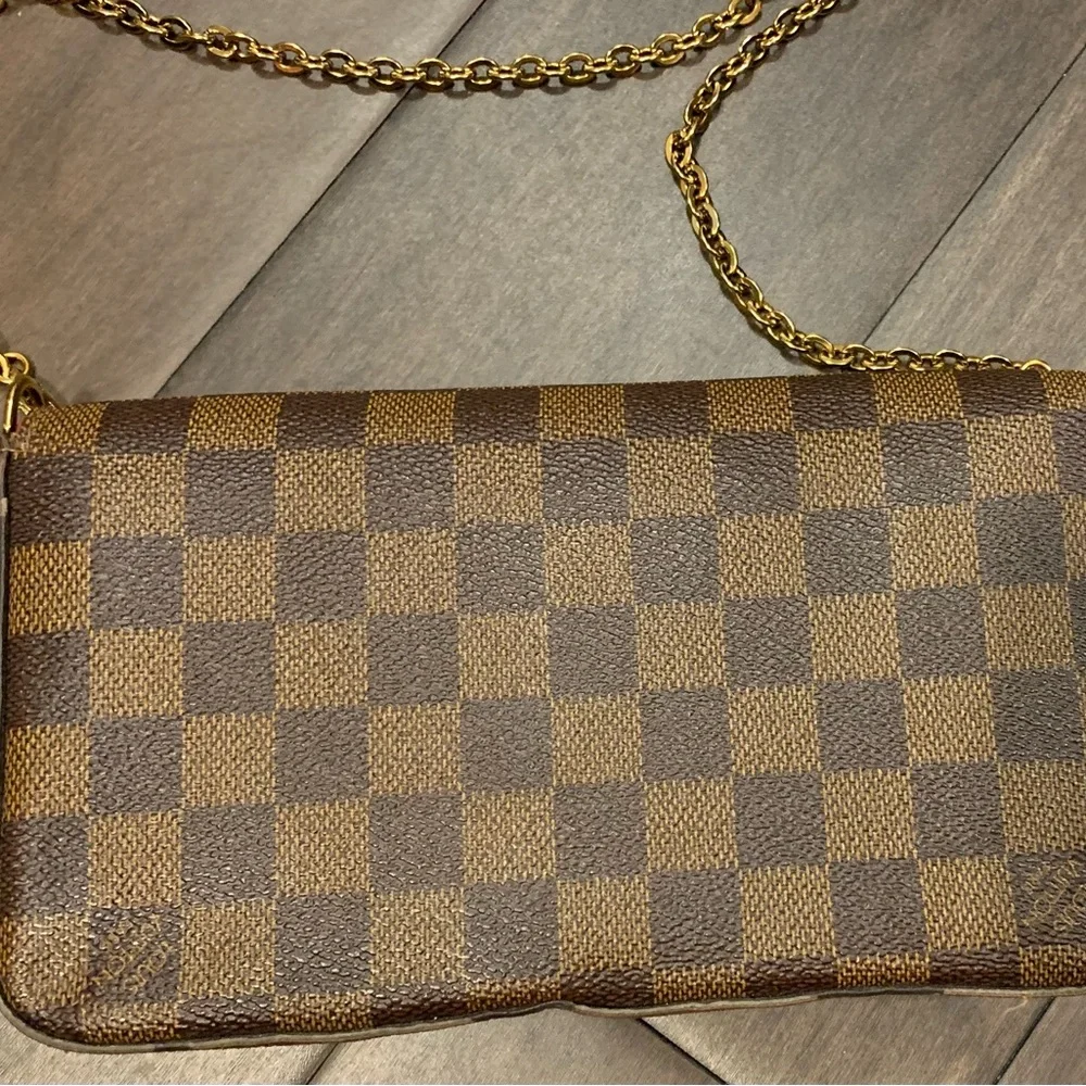 Louis Vuitton Felicie Pouchette Damier Ebene Authentic & Complete! - Picture 2 of 15